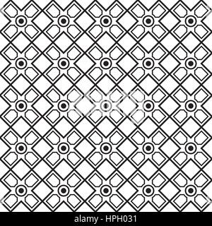 Seamless vettore in parquet monocromatica sullo sfondo del modello Illustrazione Vettoriale
