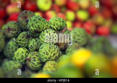 Frutta fresca mercato in India Foto Stock
