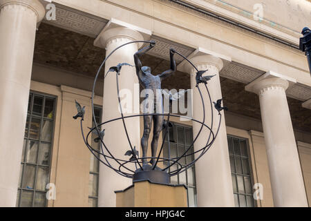 Simbolo del multiculturalismo fuori della Union Station nel centro cittadino di Toronto, Ontario, Canada Foto Stock