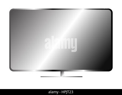 Smart TV con schermo di grandi dimensioni Foto Stock