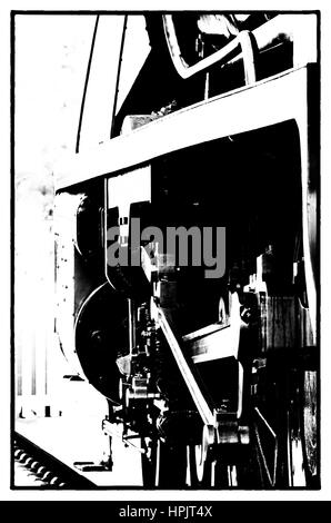 Ferrovia Bluebell Steam motore prelevato presso la ferrovia Bluebell East Sussex, agosto 2016, Bluebell Railway è un patrimonio ferroviario in E.Sussex, il migliore. Foto Stock