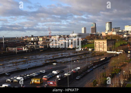 HS2 fase 1, Terminale sito, Curzon Street, Birmingham, West Midlands, Regno Unito. Credito: Larry Warr/Alamy Live News Foto Stock