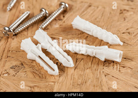 Closeup mucchio di plastica a cavallo di grano Foto Stock