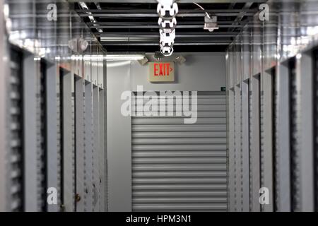 Climatizzazione autonoma unità di storage Foto Stock