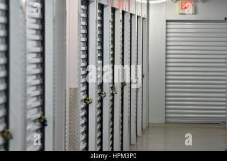 Climatizzazione autonoma unità di storage Foto Stock