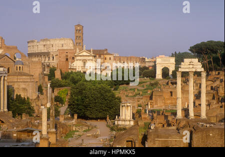 Foro Romano, Roma, Italia Foto Stock