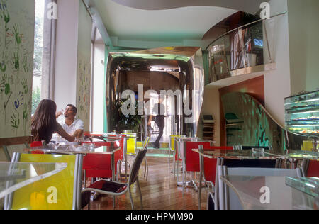 Amici Bar,Piazza Trilussa 34,quartiere di Trastevere, Roma, Italia Foto Stock