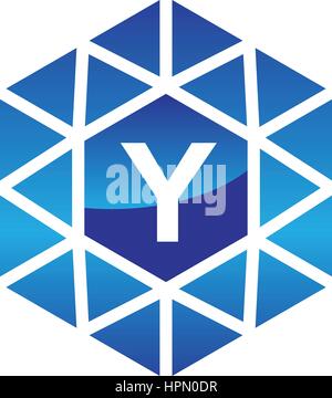 Diamond iniziale Y Illustrazione Vettoriale