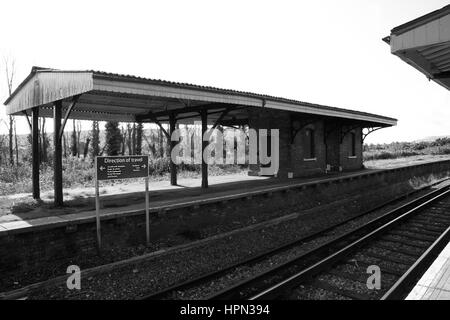 Vecchia Stazione Ferroviaria - Isola di Wight REGNO UNITO Foto Stock