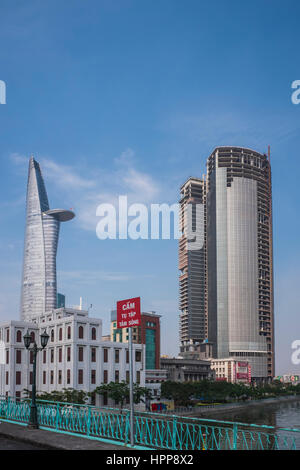 Bitexco Financial Tower, Ho Chi Minh City, Vietnam Foto Stock
