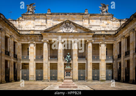 Cortile del Campidoglio colombiano e congresso, di Bogotà - Colombia Foto Stock