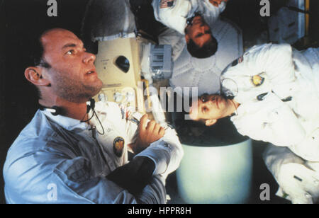 APOLLO 13 - 1995 Universal Pictures film con Jack Nicholson a sinistra, Bill Paxton in alto e Tom Hanks Foto Stock