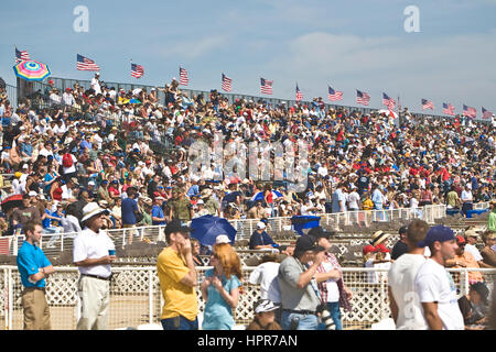 Gli spettatori a MCAS Miramar Air Show. Foto Stock