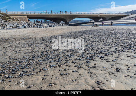 North Torrey Pines bridge a sud di North Torrey Pines Road bridge Foto Stock