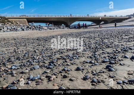 North Torrey Pines bridge a sud di North Torrey Pines Road bridge Foto Stock