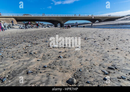 North Torrey Pines bridge a sud di North Torrey Pines Road bridge Foto Stock