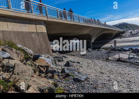 North Torrey Pines bridge a sud di North Torrey Pines Road bridge Foto Stock