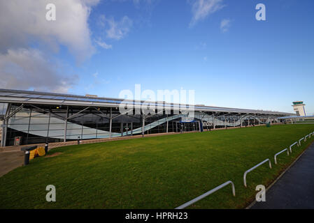 Terminal dell'aeroporto Southend di Londra Southend on Sea, Essex, Regno Unito Foto Stock