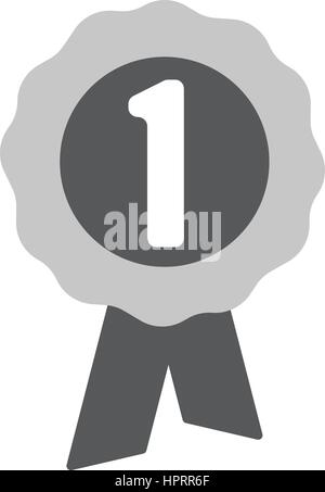 Primo premio icona. Uno dei set di icone sul web Illustrazione Vettoriale