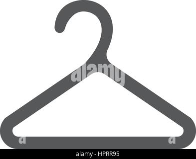 Appendiabiti icona . Design piatto stile. Illustrazione Vettoriale