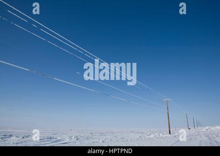 Gjohaven è un insediamento inuit nel nord del Canada Foto Stock