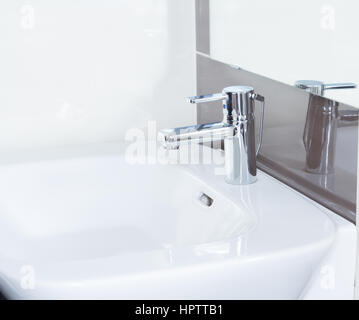 lavandino del bagno. Foto Stock