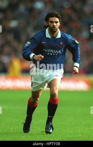 MARCO NEGRI Glasgow Rangers FC 07 Gennaio 1998 Foto Stock