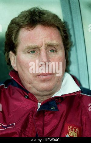 HARRY REDKNAPP WEST HAM UTD FC MANAGER 26 Gennaio 1998 Foto Stock