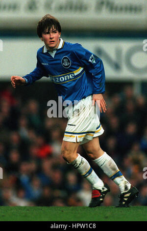 JOHN OSTER Everton FC 23 Febbraio 1998 Foto Stock