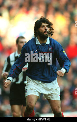 MARCO NEGRI Glasgow Rangers FC 27 Febbraio 1998 Foto Stock