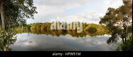 Sullo Xingu nel Aamzone, Brasile. Foto Stock