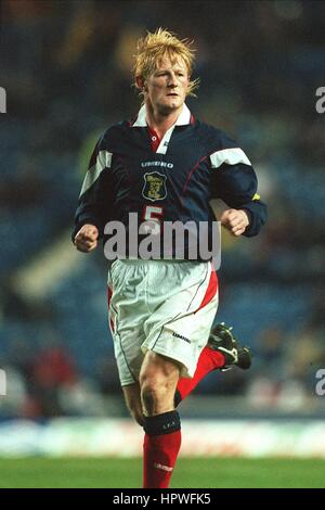 COLIN HENDRY SCOZIA & Blackburn Rovers FC 09 Aprile 1998 Foto Stock