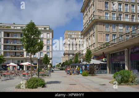 Le Havre (regione della Normandia, a nord ovest della Francia): immobiliare nel centro della città Foto Stock