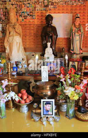 Altare degli antenati. Foto Stock