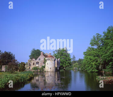 Scotney Castle e motivi, Lamberhurst, Kent, England, Regno Unito Foto Stock