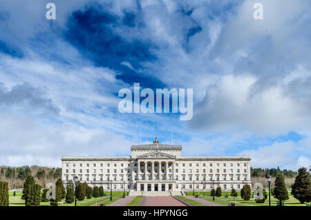 Gli edifici del Parlamento europeo, Stormont, Belfast Foto Stock