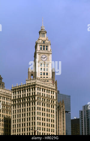 Wrigley Building, chicago, illinois, Stati Uniti d'America Foto Stock