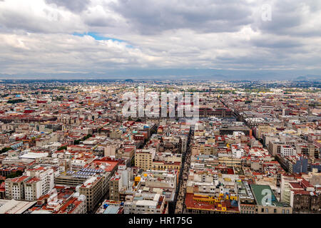 Vista aerea di Città del Messico - Messico Foto Stock