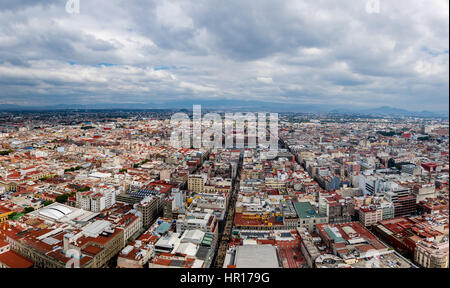 Vista aerea di Città del Messico - Messico Foto Stock