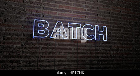 Lotto -realistico segno al Neon su un muro di mattoni di sfondo - 3D reso Royalty free stock foto. Possono essere utilizzati per gli annunci tramite banner on line di altezza e direct mailer. Foto Stock