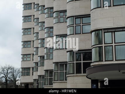 Guscio Haus, Shell Edificio, Berlino, classica modernità, design 1929, architetto Emil Fahrenkamp, Emil ,completato 1932. Foto Stock