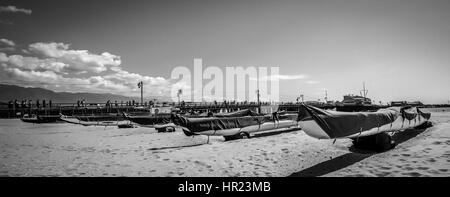 Canoe a Santa Barbara in California Foto Stock