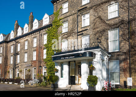 Ingresso alla Old Swan Hotel di Harrogate North Yorkshire, Inghilterra Foto Stock