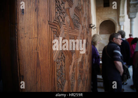 Il castello di Al Hambra, Granada. Andalusien, Spagna Foto Stock