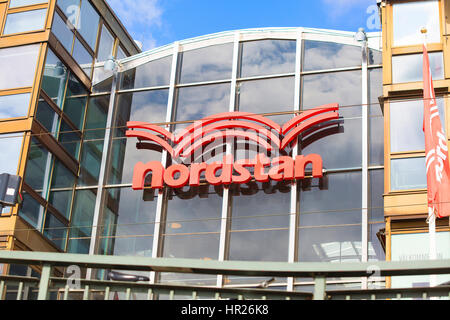 Nordstan, un centro commerciale nel centro di Gothenburg. Foto Stock