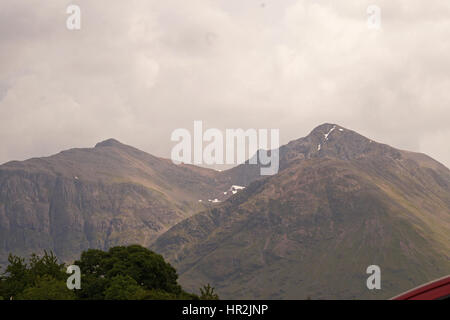 Glencoe Montagne Paesaggio Lochs e viste Foto Stock