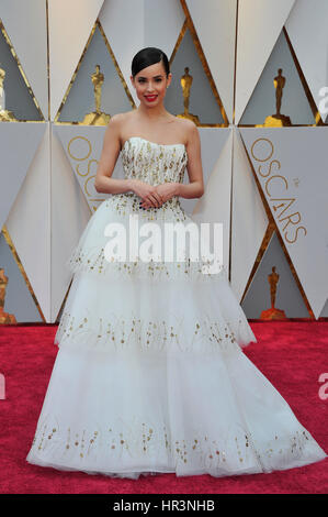 Los Angeles, Ca, Stati Uniti d'America. 26 Febbraio, 2017. Sofia Carson all'ottantanovesimo Academy Awards al Dolby Theatre di Los Angeles, la California il 26 febbraio 2017. Credito: Mpi99/media/punzone Alamy Live News Foto Stock