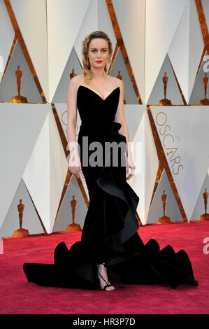 LOS ANGELES, CA - 26 febbraio: Brie Larson all'ottantanovesimo Academy Awards al Dolby Theatre di Los Angeles, la California il 26 febbraio 2017. Credito: mpi99/MediaPunch Foto Stock