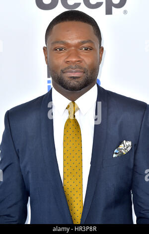 Santa Monica, California. Il 25 febbraio, 2017. David Oyelowo assiste la trentaduesima Film Independent Spirit Awards 2017 presso il Molo di Santa Monica il 25 febbraio 2017 in Santa Monica, California. | Verwendung weltweit Credito: dpa/Alamy Live News Foto Stock