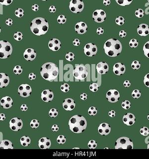 Pallone da calcio modello senza giunture Illustrazione Vettoriale